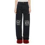 LOEWE ANAGRAM BAGGY JEANS IN DENIM