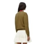 LOEWE TROMPE LOEIL SWEATER IN WOOL AND SILK