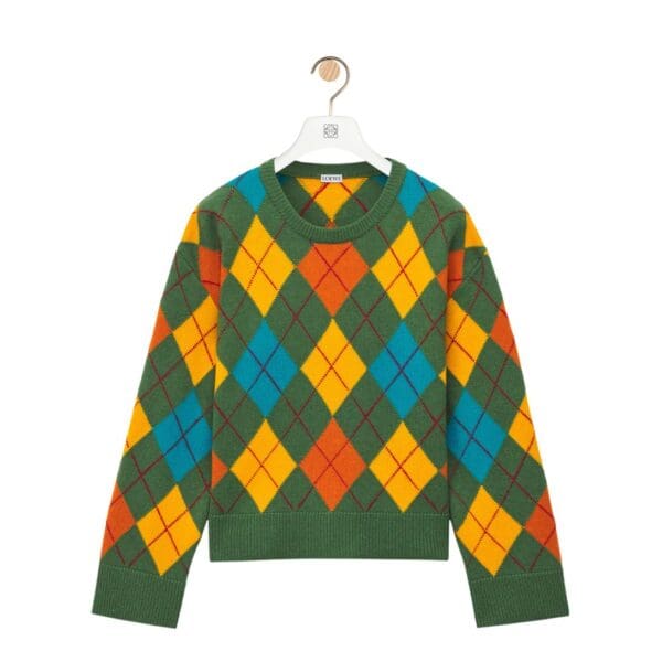 LOEWE WOOL DIAMOND SWEATER