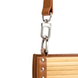 FENG CHEN WANG HALF ROUND BAMBOO BAG