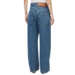 LOEWE ANAGRAM BAGGY JEANS IN DENIM