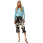 SAKS POTTS LUA PANTS — BROWN WHITE COW