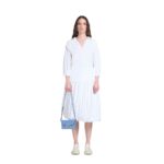 MARNI BLUE LEATHER TRUNKAROO MEDIUM SHOULDER BAG