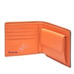 LOEWE EELS BIFOLD WALLET WITH COIN PURSE IN SATIN CALFSKIN