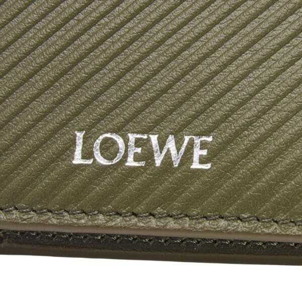 LOEWE SLIM COMPACT WALLET IN CLASSIC TEXTURED CALFSKIN