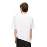 LOEWE ASYMMETRIC COTTON BLEND T SHIRT