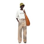 LOEWE CROPPED T SHIRT IN COTTON BLEND