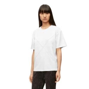 LOEWE PUZZLE FOLD T SHIRT IN RELAXED FIT COTTON