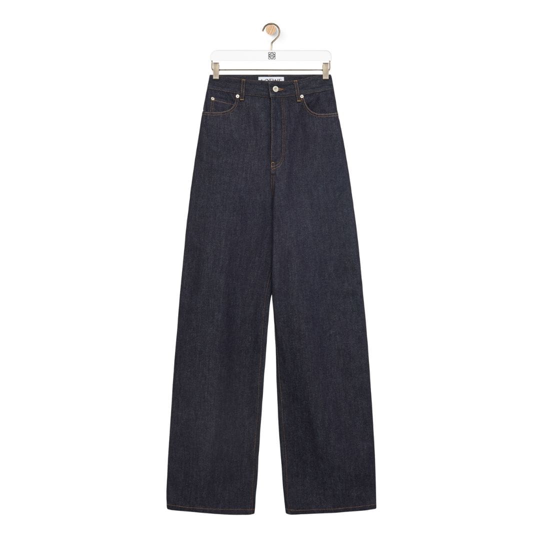 LOEWE HIGH WAISTED JEANS IN DENIM