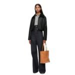 LOEWE CROPPED JACKET IN LAMB NAPPA