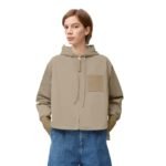 LOEWE HOODED JACKET IN COTTON AND SILK