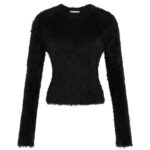 MARINE SERRE WILD FLUFFY KNIT CREWNECK PULLOVER
