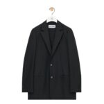 LOEWE TAILORED JACKET IN WOOL AND MOHAIR