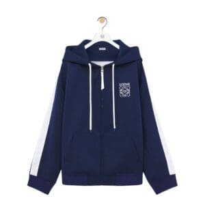 LOEWE TRACKSUIT JACKET WITH HOOD IN TECHNICAL JERSEY
