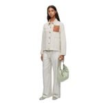 LOEWE WORKWEAR JACKET IN COTTON AND LINEN