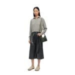 LOEWE CROPPED TROUSERS IN NAPPA LAMBSKIN