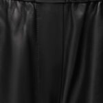 LOEWE CROPPED TROUSERS IN NAPPA LAMBSKIN AND SUEDE GOATSKIN