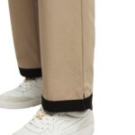 PALM ANGELS COTTON STRAIGHT LEG PANTS