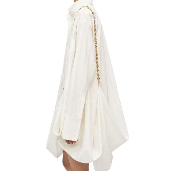 LOEWE CHAIN SHIRT DRESS IN COTTON