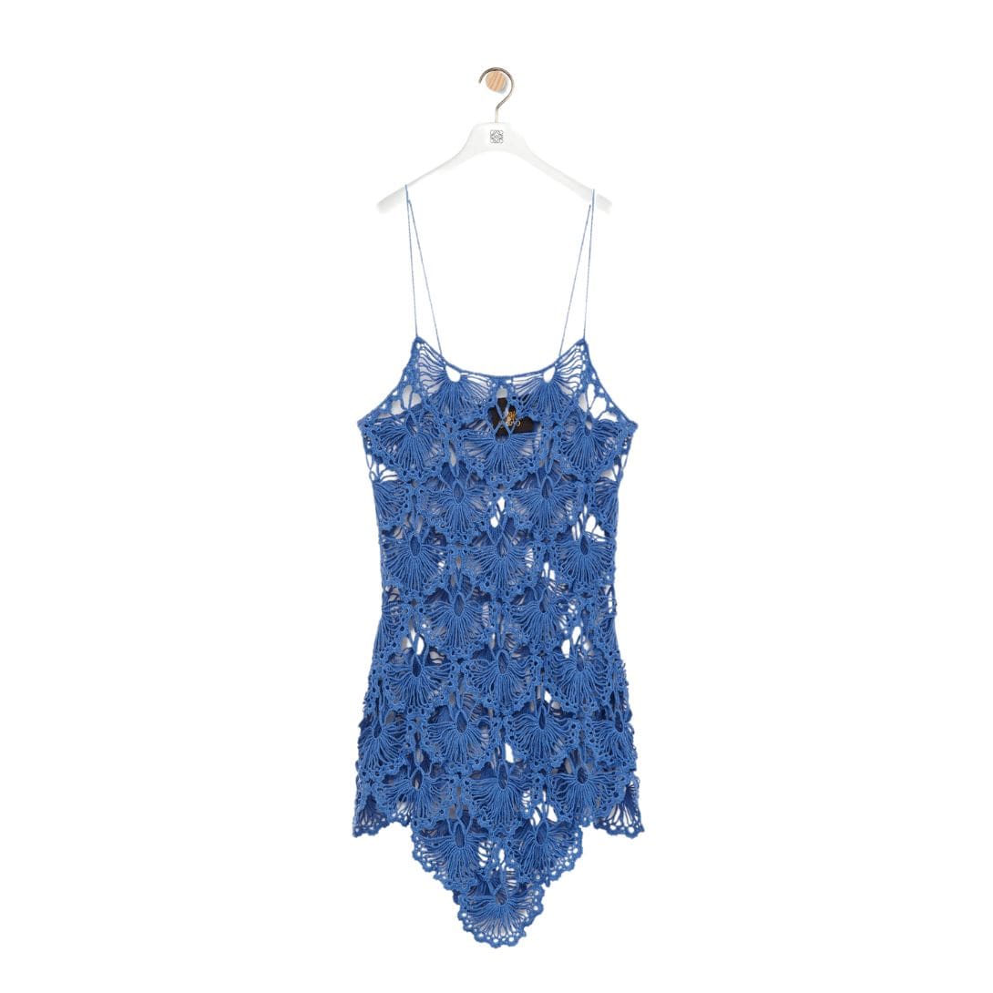 LOEWE CROCHET DRESS IN COTTON