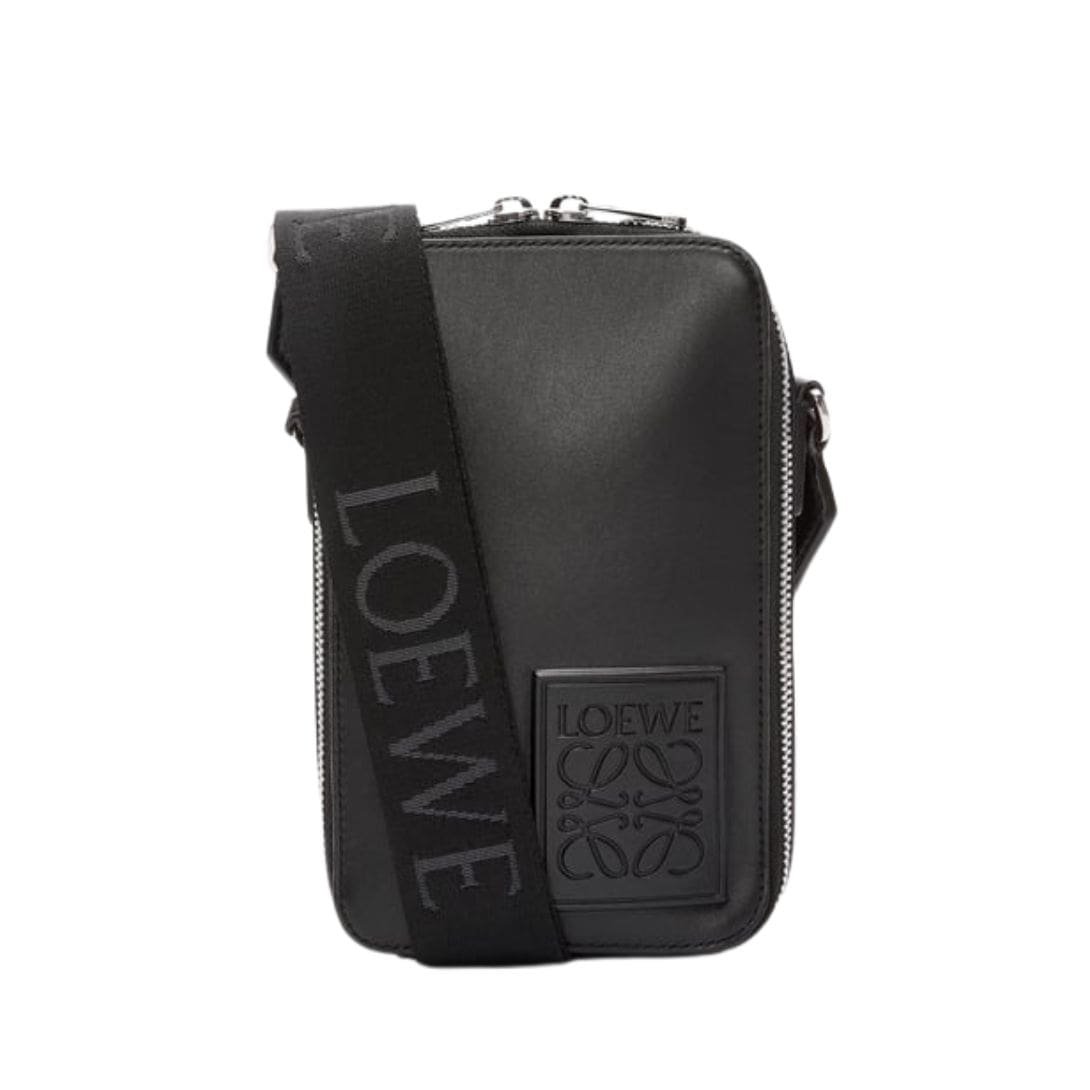 LOEWE VERTICAL CROSSBODY POCKET IN SATIN CALFSKIN 1 LOEWE VERTICAL CROSSBODY POCKET IN SATIN CALFSKIN