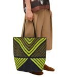 LOEWE XL PUZZLE FOLD TOTE BAG IN RAFFIA