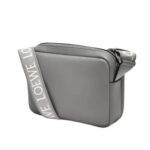 LOEWE XS MILITARY MESSENGER BAG IN SUPPLE SMOOTH CALFSKIN AND JACQUARD