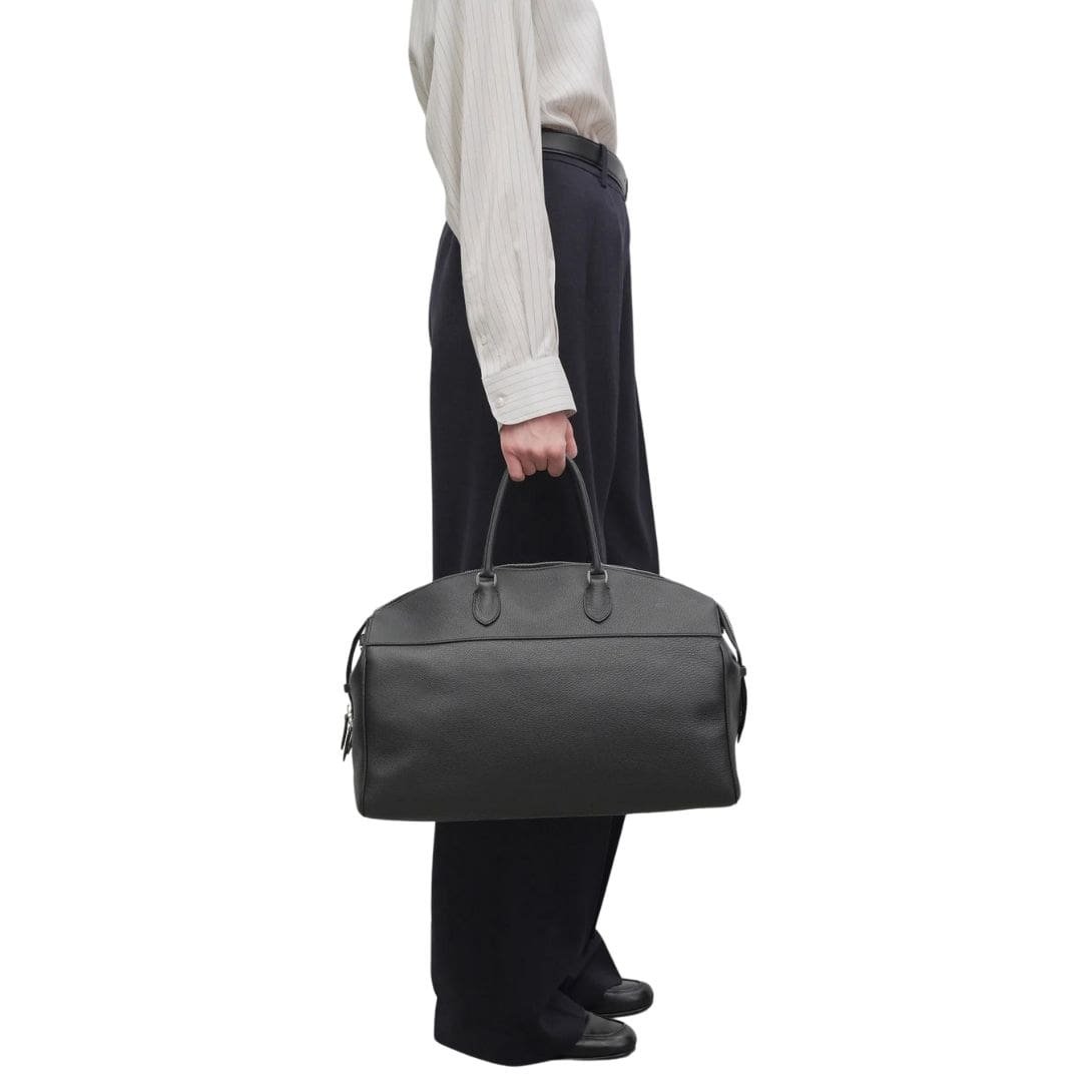 THE ROW GEORGE DUFFLE IN LEATHER