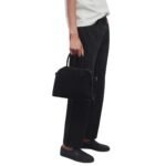 THE ROW SOFT MARGAUX 10 BAG IN SUEDE