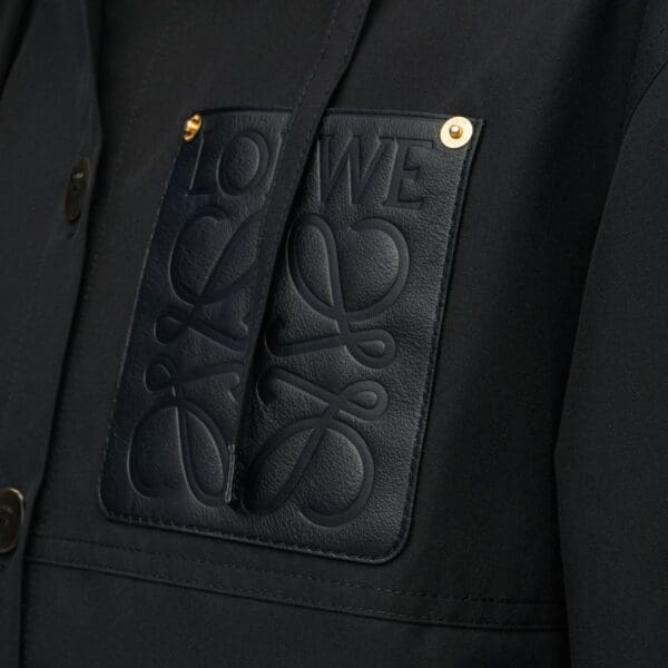 LOEWE LONG PARKA WITH HOOD IN COTTON