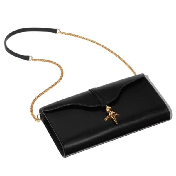 JOSEPH DUCLOS DIANE CLUTCH BAG IN LUMIERE LEATHER