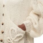LOEWE ANAGRAM MOHAIR CARDIGAN