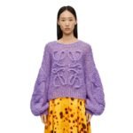 LOEWE ANAGRAM SWEATER IN MOHAIR BLEND
