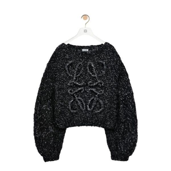 LOEWE ANAGRAM SWEATER IN MOHAIR BLEND