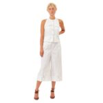 SAKS POTTS CLAIRE SHORTS — WHITE