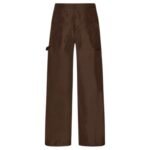 SAKS POTTS GREY PANTS — CHESTNUT