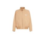 MARNI BEIGE ORGANIC GABARDINE OVERSIZED BOMBER