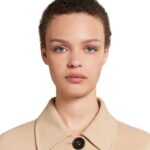 MARNI CAMEL WOOL AND CASHMERE TRENCH COAT