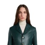 MARNI GREEN LEATHER JACKET