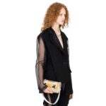 FENG CHEN WANG CRYSTAL STRAP BIG BAMBOO BAG