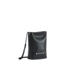 MARNI BLACK CROSSBODY BAG WITH SHOELACE STRAP