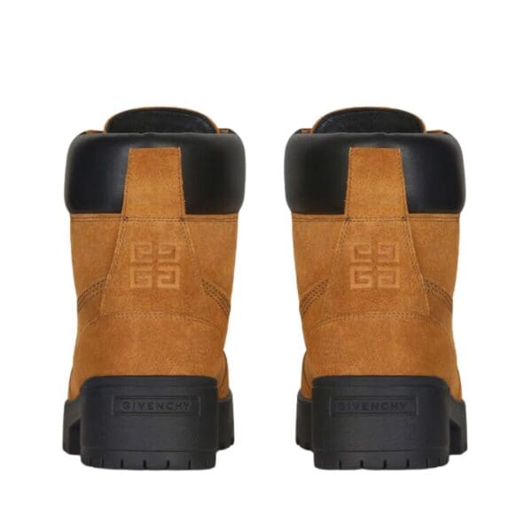 GIVENCHY TREKKER ANKLE WORKBOOTS IN SUEDE