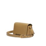 MARNI CAMEL LEATHER TRUNKAROO MINI SHOULDER BAG