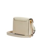 MARNI CREAM LEATHER TRUNKAROO MEDIUM SHOULDER BAG