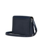 MARNI DEEP BLUE LEATHER TRUNKAROO MEDIUM SHOULDER BAG