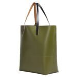 MARNI GREEN OPEN SHOPPER WITH MARNI TAG