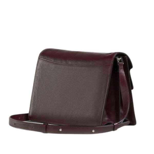 MARNI TRUNK SOFT LARGE BAG IN RED LEATHER