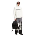 PALM ANGELS BUCKLE MONOGRAM BACKPACK