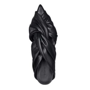 GIVENCHY TWIST FLAT MULES IN LEATHER