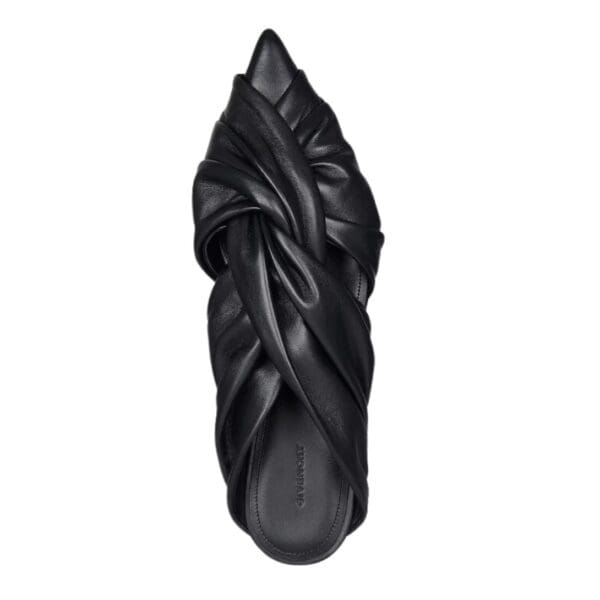 GIVENCHY TWIST FLAT MULES IN LEATHER